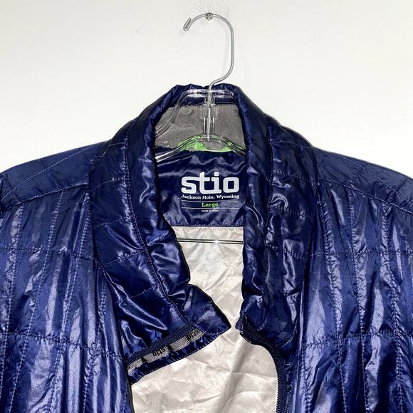 Stio Men's Azura Insulated Jacket in blue Size L - Picture 4 of 10